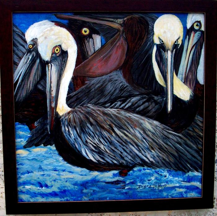 acrylic gallery DeHoff Arts- copy writes apply
